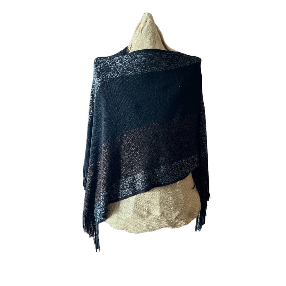 Jack and Jill knit poncho